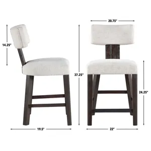 Oakley Black 5pc Counter Dining Set