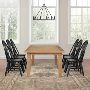 Sommerset 7pk Dining Table Set W Black