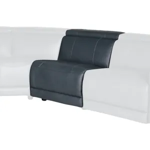 Lorenzo Gray Dual-Power Armless Recliner