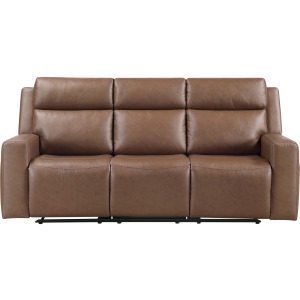 Barron Brown Manual Reclining Sofa
