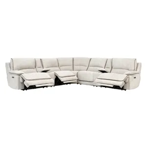 Olsen Dove 6-Piece Power Reclining Sectional