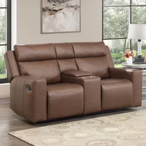 Barron Brown Sofa & Loveseat(Sn And Ln Living Room Set