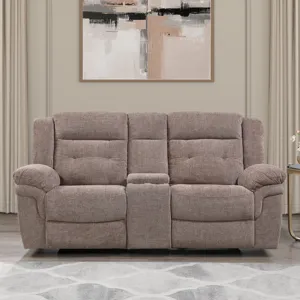Sydney Brown Manual Recliner Console Lov