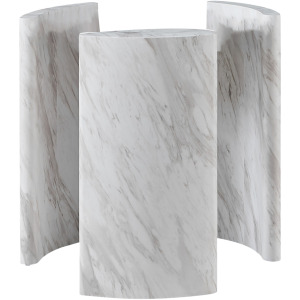 Merino Faux Marble End Table Base