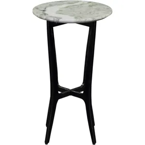 Hoxley Green Onyx Top Round End Table