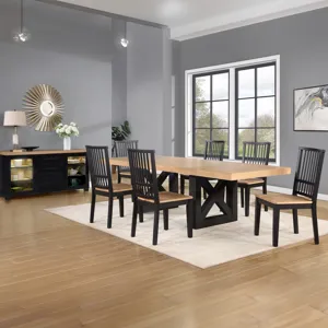 Magnolia Black Dining Table Base
