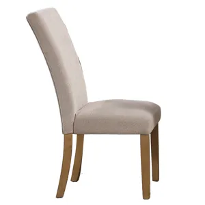 Artemis Beige Chenille Side Chair