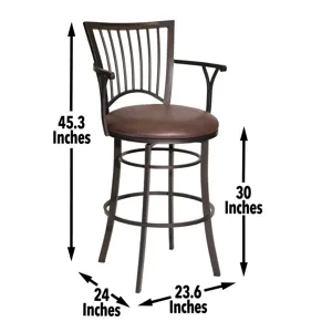 Bayview Swivel Barstool