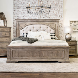Highland Park Driftwood Queen 6-Piece Bedroom Set