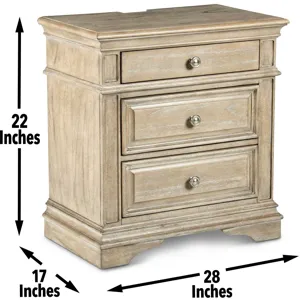 Highland Park Driftwood Queen 6-Piece Bedroom Set