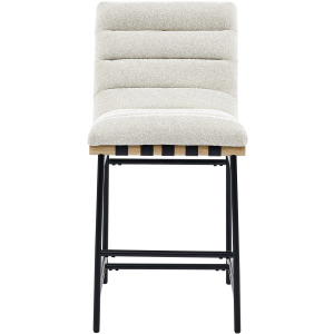Nicco Beige Counter Stool, of 2 Dining Set