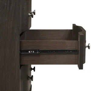 Verona Brown Nightstand with USB