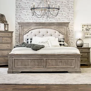 Highland Park Driftwood Queen 6-Piece Bedroom Set