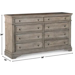Highland Park Driftwood Queen 6-Piece Bedroom Set