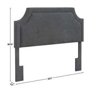Elena Dark Gray Headboard - Full/Queen