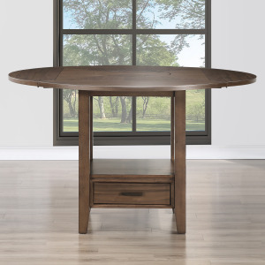 Java Joanna Brown Round Counter Height Dining Table