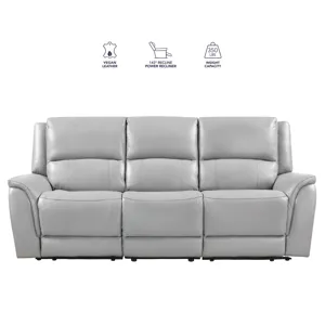 Alexandria Leather Power Reclining Sofa, Living Room Set