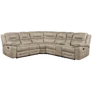 Shelton 3pc Manual Reclining Sectional