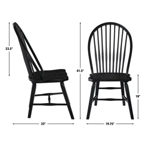 Sommerset Black Windsor Chair