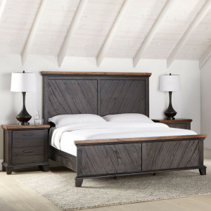 Bear Creek 3-Piece Bed With 2 Nightstand - Queen