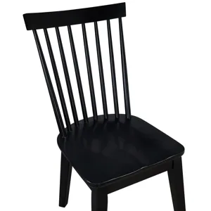 Aubrey Brown Rectangle Table And 6 Vaughn Black