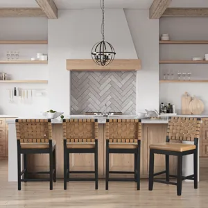 Reid Black Counter Chair