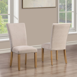 Artemis Beige Chenille Side Chair