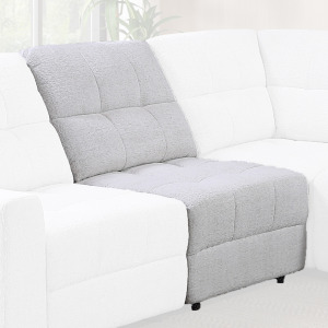Snyder White Armless Slider