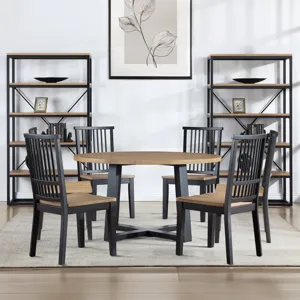 Magnolia 54-Inch Round 7-Piece Dining Set