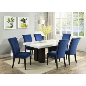 Camila 70-Inch Gray Marble Table Top
