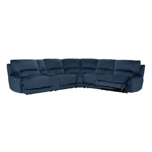 Olsen Indigo 6-Piece Power Reclining Sectional
