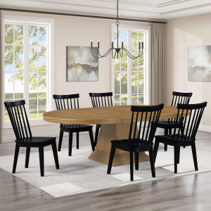 Vaughn Driftwood 7-Piece 60-96