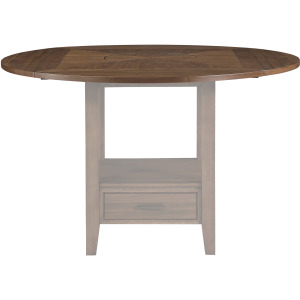 Java Brown Round Counter Table Top