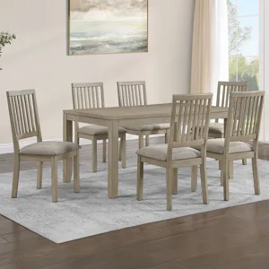 Yorktown Sand 7pc Dining Set