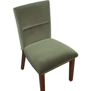 Zen Green Velvet Side Chair