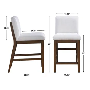 Canton 7pc Counter Dining Set With 4 Cc/