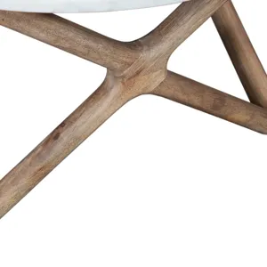 Wyman Banswara White Marble Top Cocktail