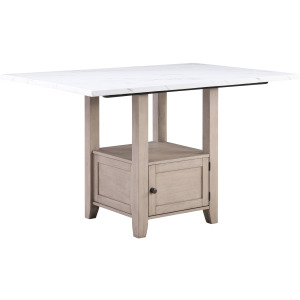Taylor Faux Marble Top Counter Table