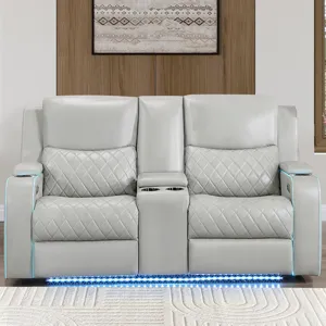 Luna Ice Power Console Loveseat