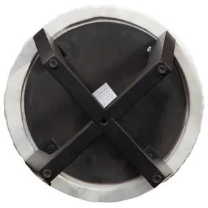 Chrissy White Marble Top End Table