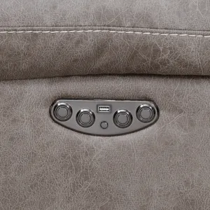 Aria 3-Piece Dual-Power Reclining Sectional, Desert Sand