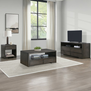 Evan 3-Piece Table Set With TV Stand
