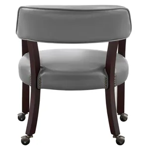 Tournament Arm Chair W/Casters, Gray