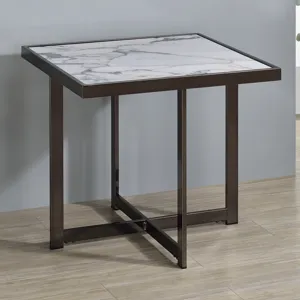 Kayley Sintered Stone Square End Table