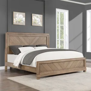 Montana Sand 3 pc Set(2 Ns And Bed) - King