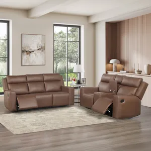 Barron Brown Sofa & Loveseat(Sn And Ln Living Room Set
