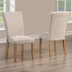 Artemis Beige Chenille Side Chair