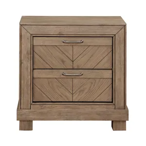 Montana Sand 3 pc Set(2 Ns And Bed) - Queen