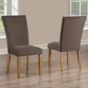 Artemis Brown Velvet Side Chair