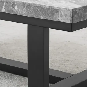 Lucca(Artemis Gray Marble Top Sofa Tab